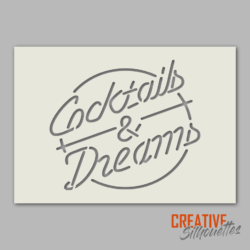 Cocktails & Dreams Stencil - Image 2