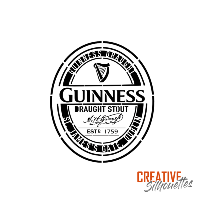 Guinness Draught Stencil - Image 3