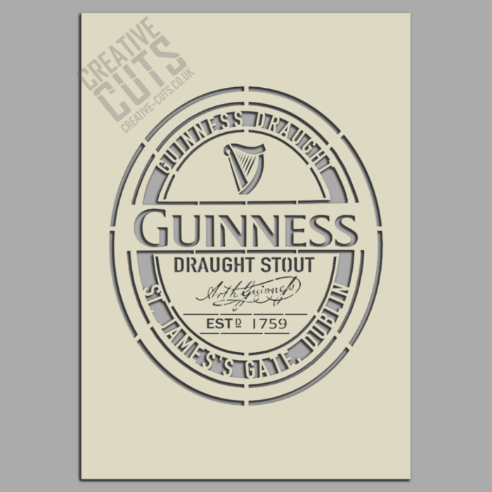 Guinness Draught Stencil - Image 2