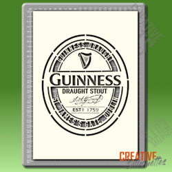 Guinness Draught Stencil