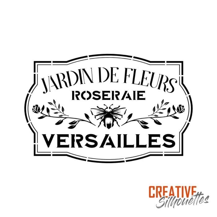 Jardin de Fleurs Stencil - Image 3