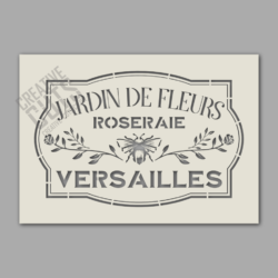 Jardin de Fleurs Stencil - Image 2