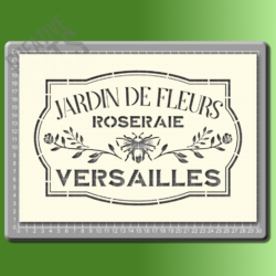 Jardin de Fleurs Stencil