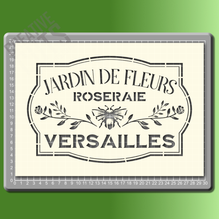 1072gr Jardin de Fleurs Stencil - Image 1