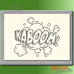 Kaboom Stencil