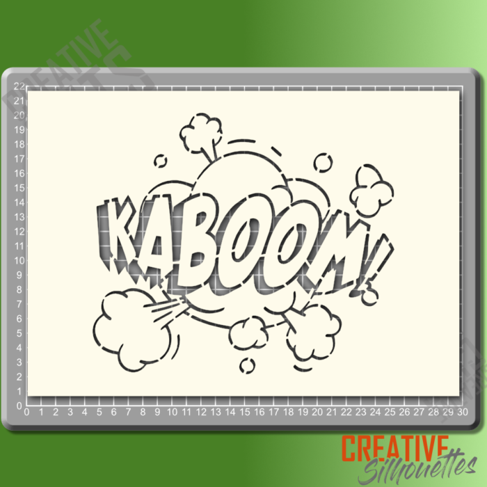 Kaboom Stencil - Image 1