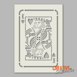 King of Hearts Stencil - Image 2