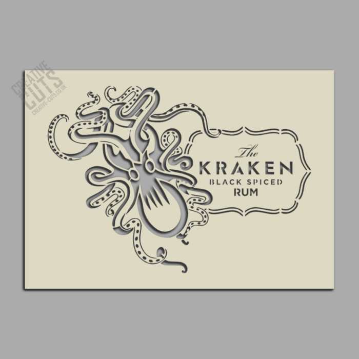Kraken Label Stencil - Image 2