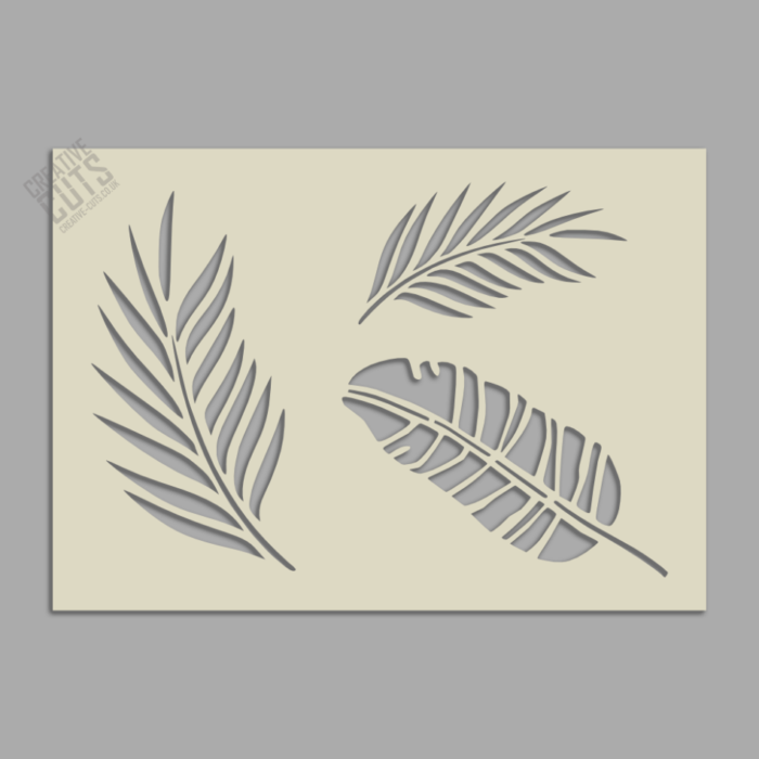 Leaves Version 2 Stencil - Image 2