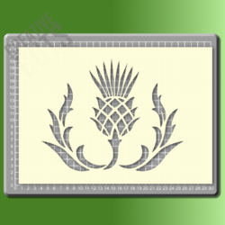 Thistle Stencil