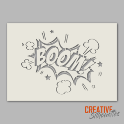 'Boom' Sign Stencil - Image 2