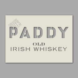 Paddy Whisky Stencil - Image 2