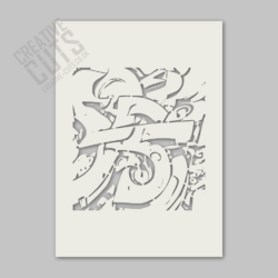 Graffiti Background Stencil - Image 2