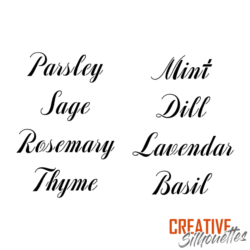 Plant Labels Stencil - Image 3