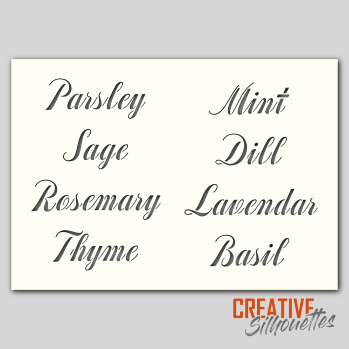 Plant Labels Stencil - Image 2