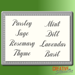 Plant Labels Stencil