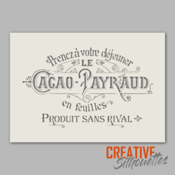 Cacao Payard Stencil - Image 2