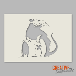 Banksy Toxic Rat Stencil - Image 2