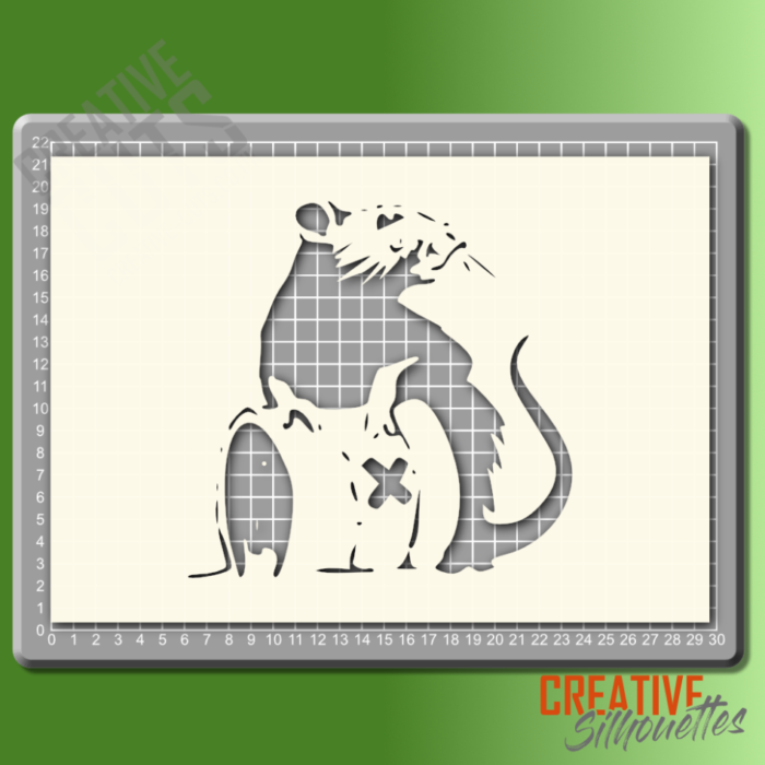 Banksy Toxic Rat Stencil - Image 1