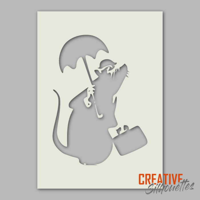 Banksy Drowned Rat Stencil - Image 2