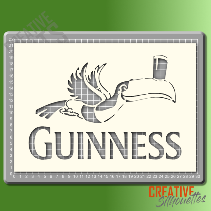 1181gr Guinness Toucan Stencil - Image 1