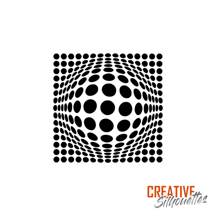 Bulging Halftone Stencil - Image 3