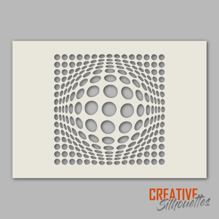 Bulging Halftone Stencil - Image 2