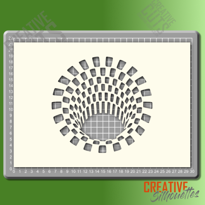 Optical Illusion Stencil - Image 1