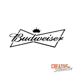Budweiser Beer Logo Stencil - Image 3