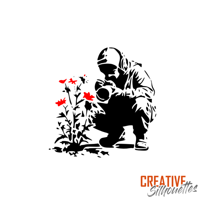 Plant Photographer Stencil - Image 3