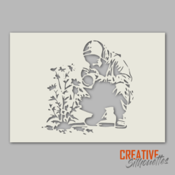 Plant Photographer Stencil - Image 2