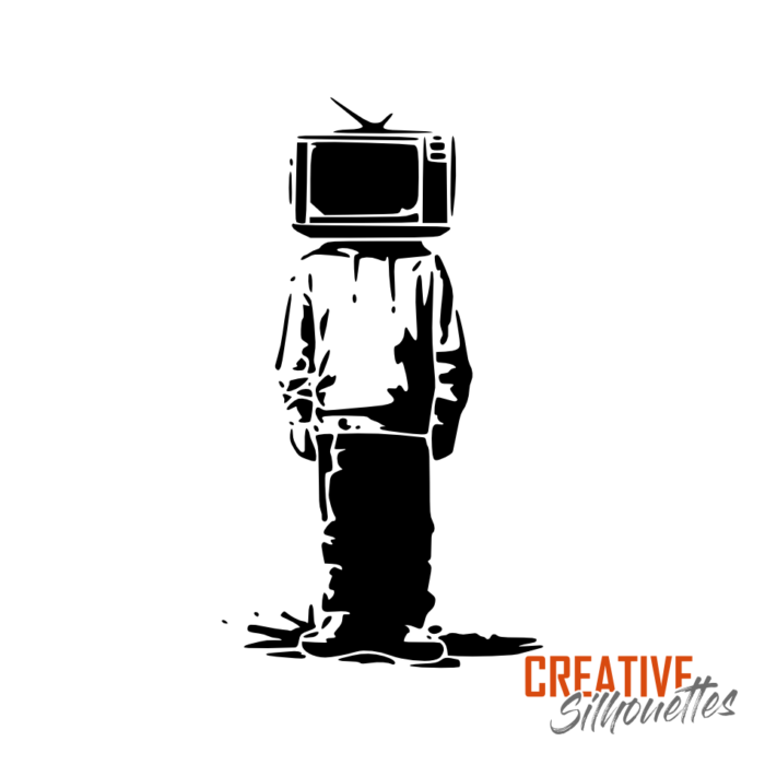TV Boy Stencil - Image 3