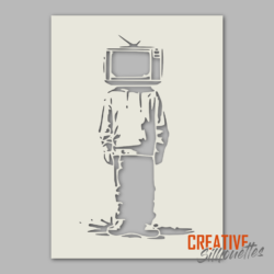 TV Boy Stencil