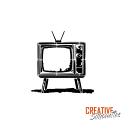 Retro TV Stencil - Image 3