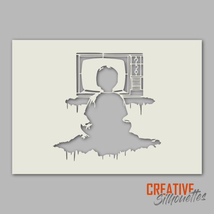 TV Boy Stencil - Image 2