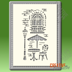 French Street Stencil - Image 2