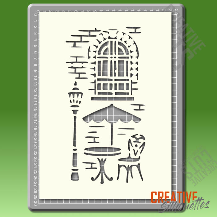 French Street Stencil - Image 2