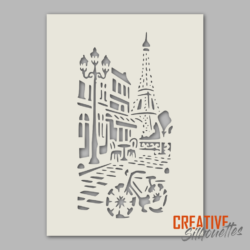 French Street Stencil