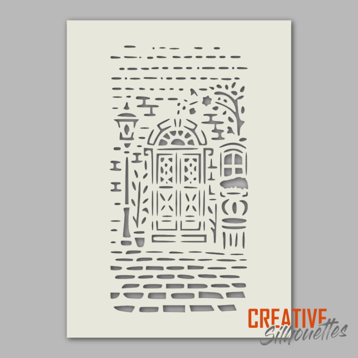 French Street Stencil - Image 1