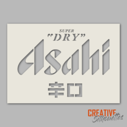 Asahi Beer Stencil