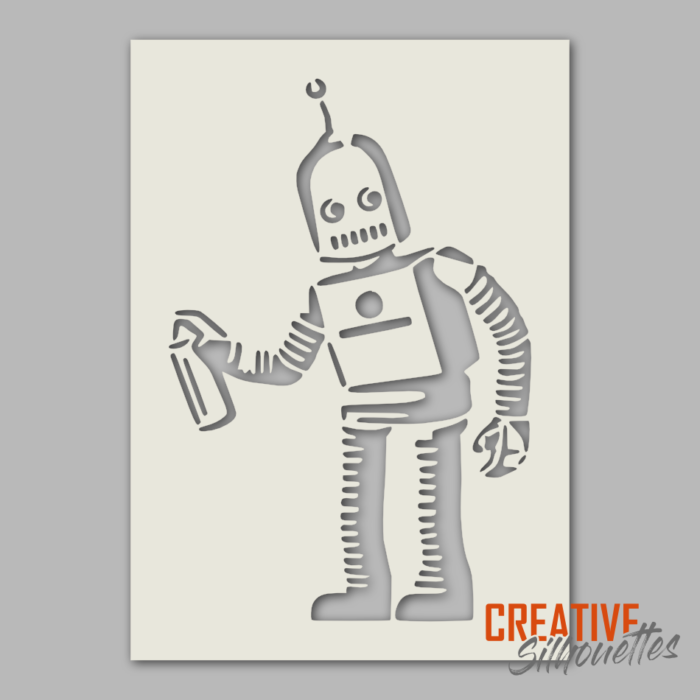 Robot Tagger Stencil - Image 1