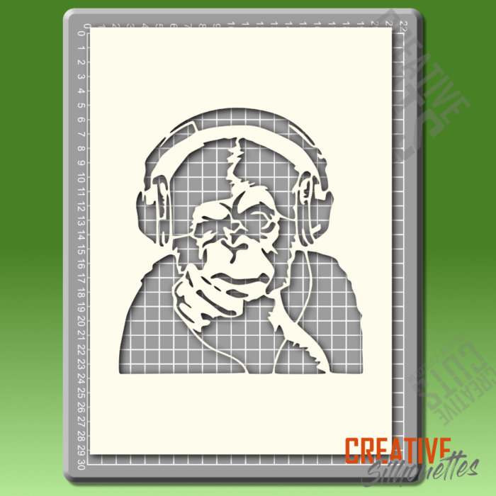 Quirky Monkey Stencil - Image 2