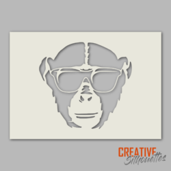 Quirky Monkey Stencil