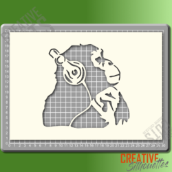 Quirky Monkey Stencil - Image 2