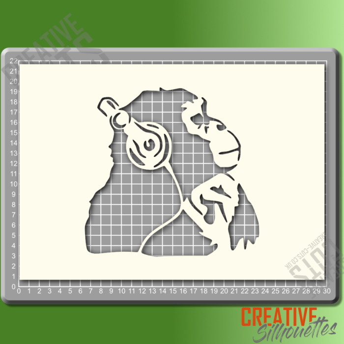 Quirky Monkey Stencil - Image 2