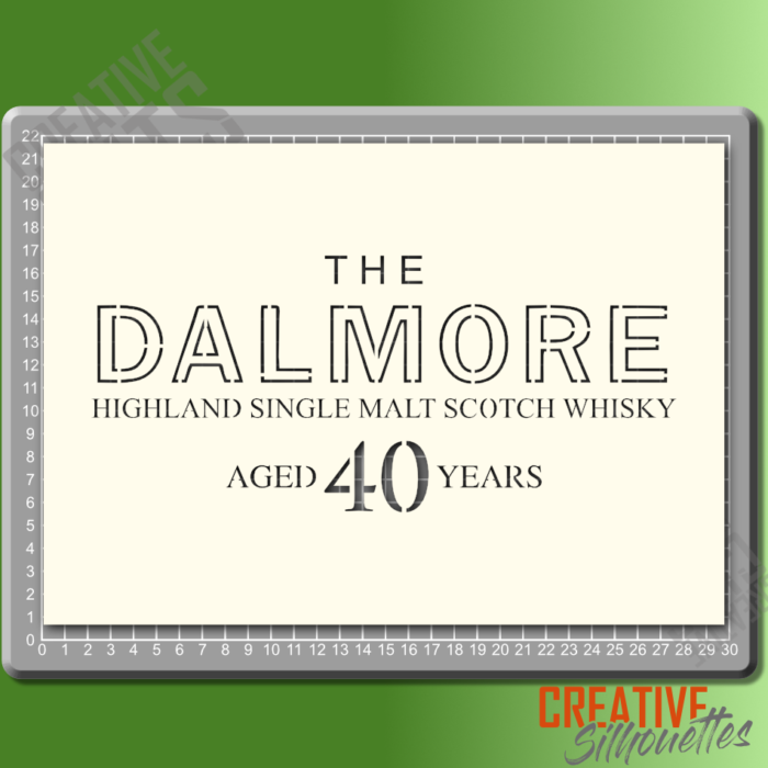 Dalmore Whisky Stencil - Image 2