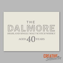 Dalmore Whisky Stencil