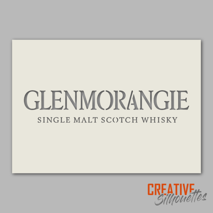 Glenmorangie Whisky Stencil - Image 1