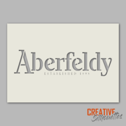 Aberfeldy Whisky Stencil