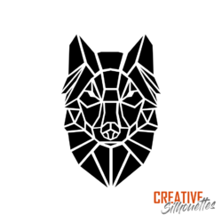 Geometric Wolf Stencil - Image 3